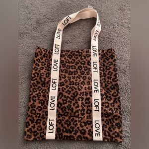 LOFT NWT canvas tote